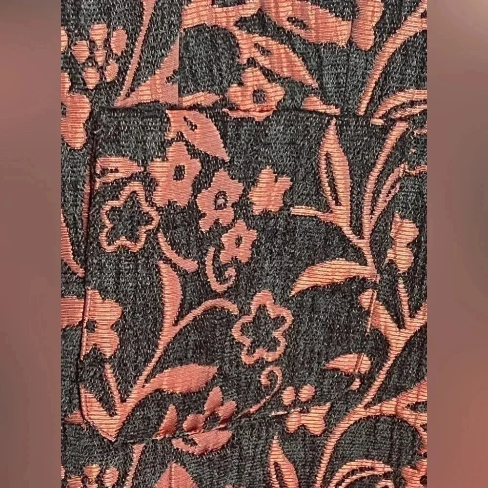 Jared Ross an August Silk Company NWT Brocade Contemporary Blazer Black Size 10 - Picture 5 of 14